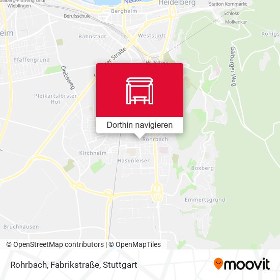 Rohrbach, Fabrikstraße Karte