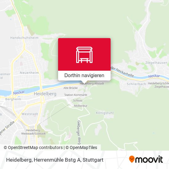 Heidelberg, Herrenmühle Bstg A Karte