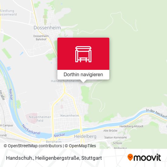 Handschuh., Heiligenbergstraße Karte