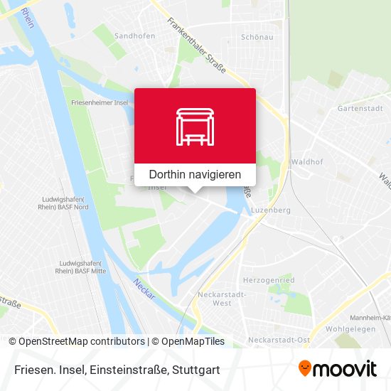 Friesen. Insel, Einsteinstraße Karte