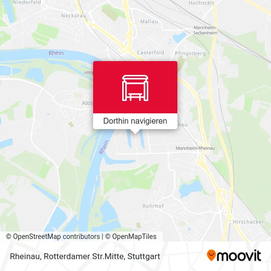 Rheinau, Rotterdamer Str.Mitte Karte