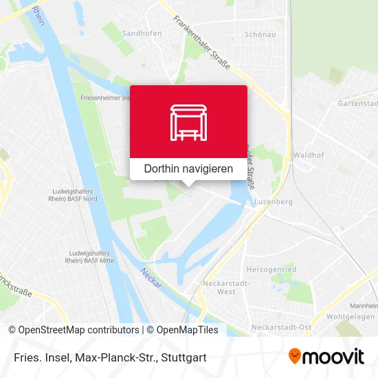 Fries. Insel, Max-Planck-Str. Karte