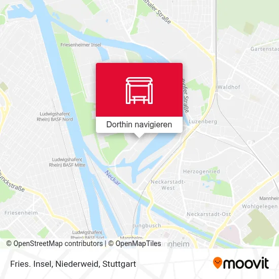 Fries. Insel, Niederweid Karte