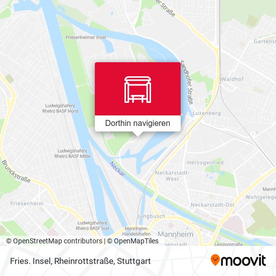 Fries. Insel, Rheinrottstraße Karte
