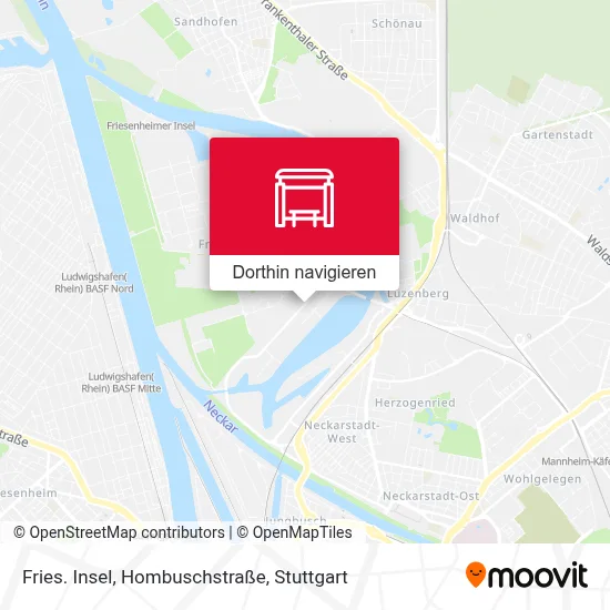 Fries. Insel, Hombuschstraße Karte