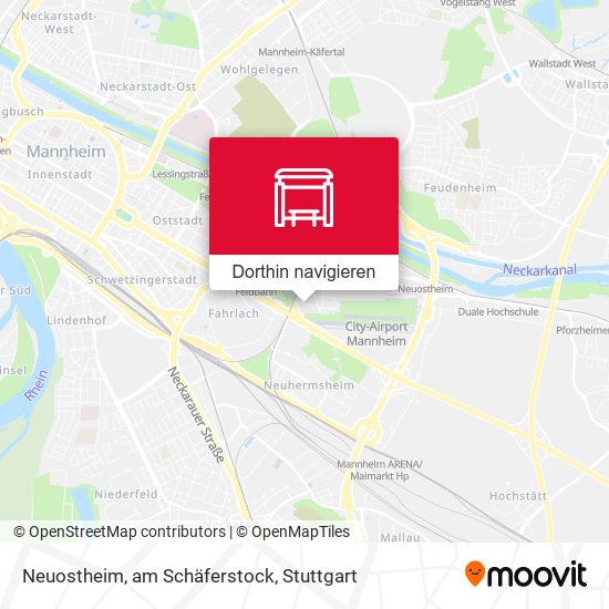 Neuostheim, am Schäferstock Karte