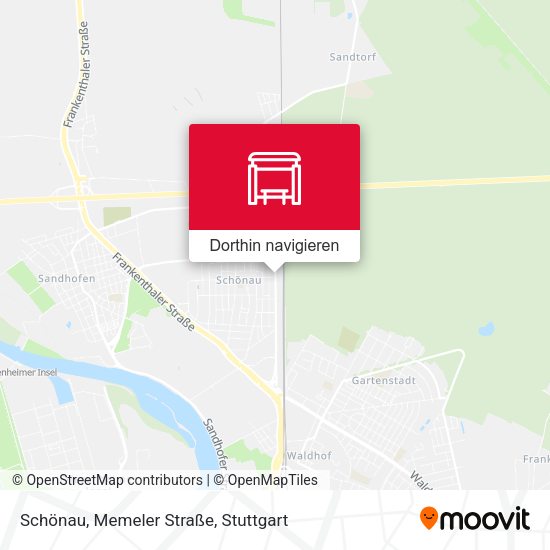 Schönau, Memeler Straße Karte