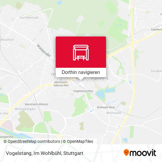 Vogelstang, Im Wohlbühl Karte