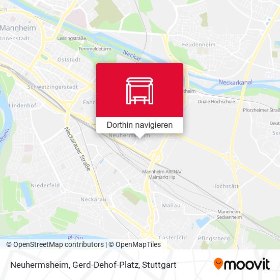 Neuhermsheim, Gerd-Dehof-Platz Karte