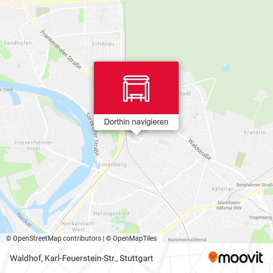 Waldhof, Karl-Feuerstein-Str. Karte