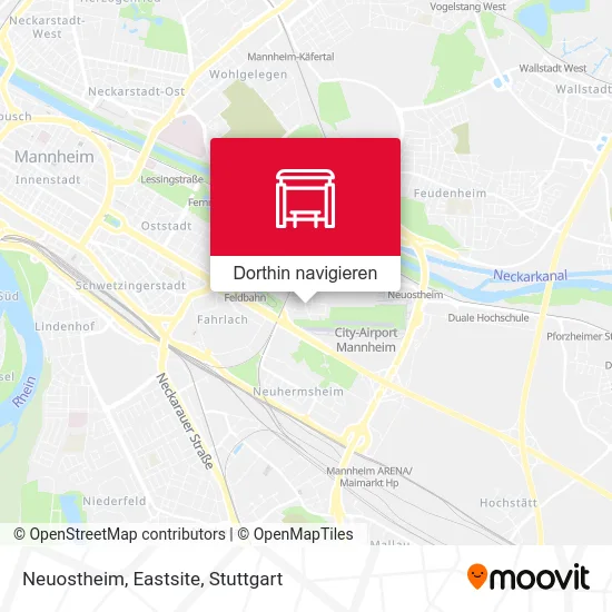 Neuostheim, Eastsite Karte
