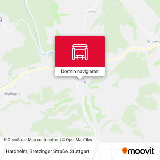 Hardheim, Bretzinger Straße Karte