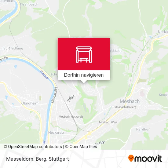 Masseldorn, Berg Karte