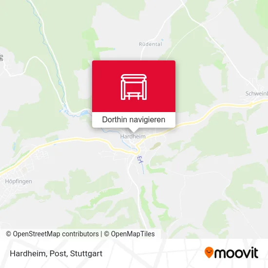 Hardheim, Post Karte