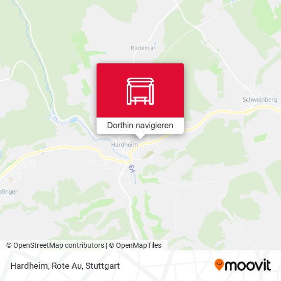 Hardheim, Rote Au Karte