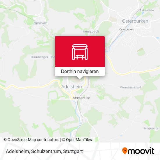 Adelsheim, Schulzentrum Karte