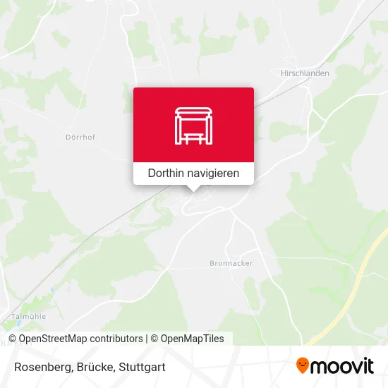 Rosenberg, Brücke Karte