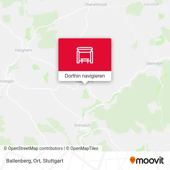 Ballenberg, Ort Karte