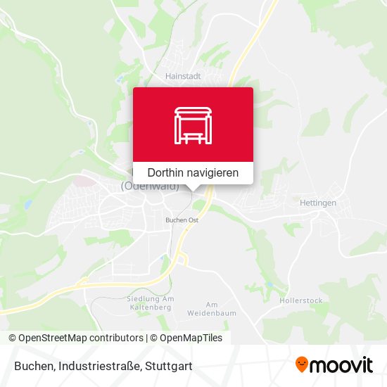 Buchen, Industriestraße Karte