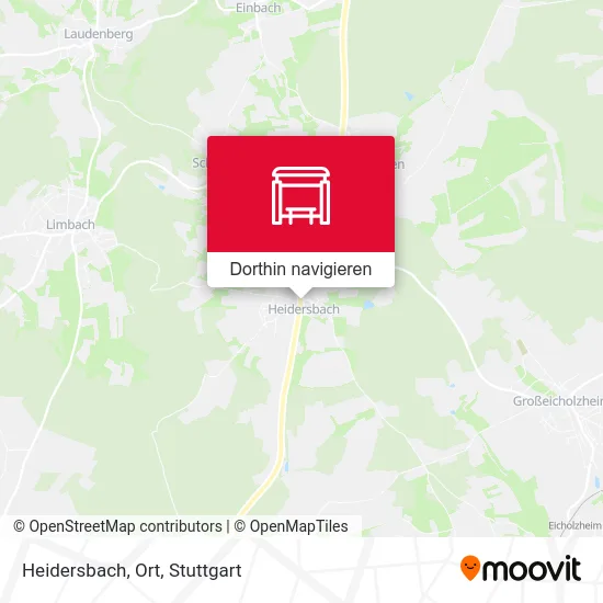 Heidersbach, Ort Karte