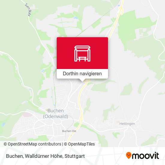 Buchen, Walldürner Höhe Karte