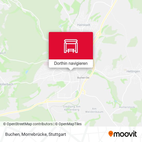 Buchen, Morrebrücke Karte