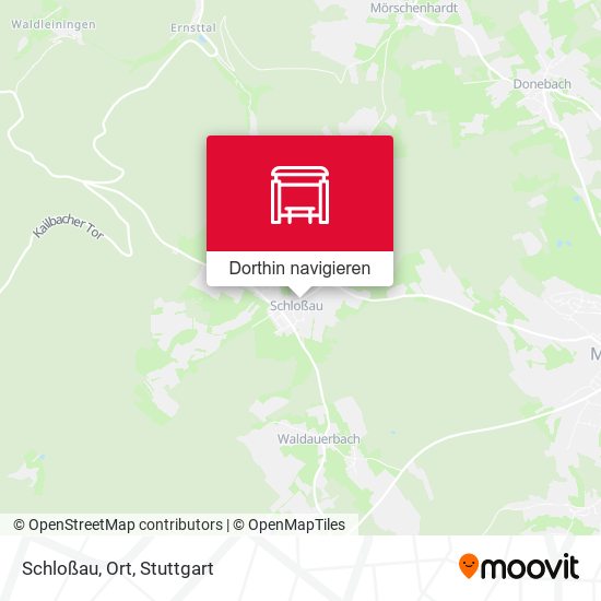 Schloßau, Ort Karte