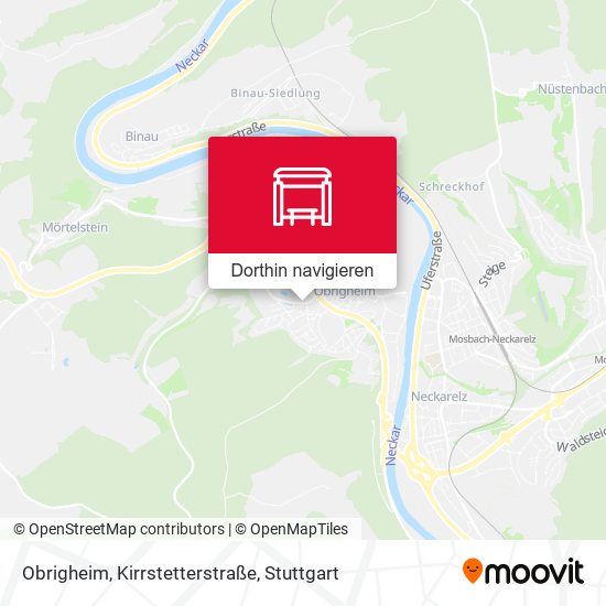 Obrigheim, Kirrstetterstraße Karte