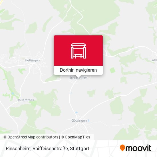 Rinschheim, Raiffeisenstraße Karte