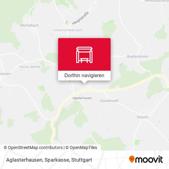 Aglasterhausen, Sparkasse Karte