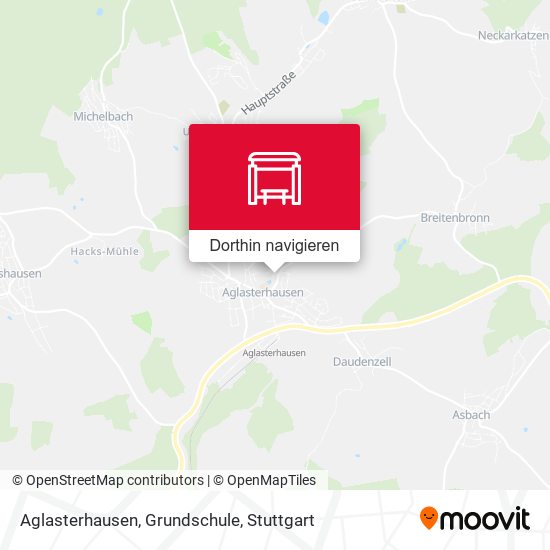 Aglasterhausen, Grundschule Karte