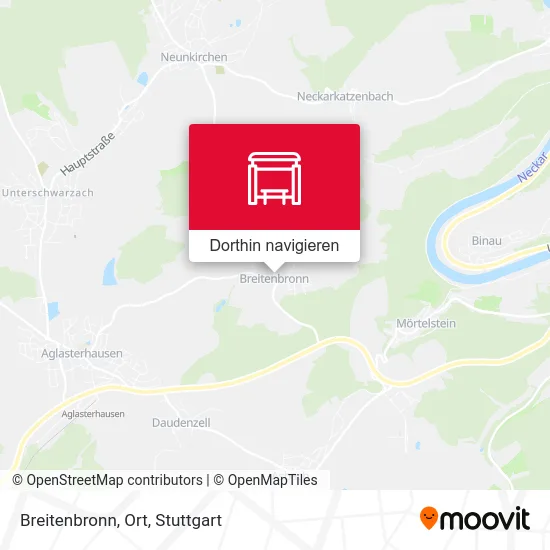 Breitenbronn, Ort Karte