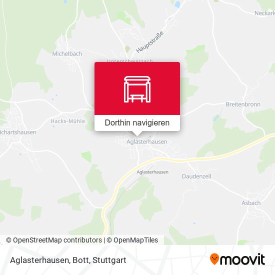 Aglasterhausen, Bott Karte