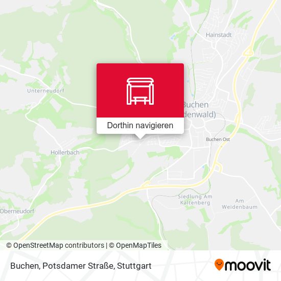 Buchen, Potsdamer Straße Karte