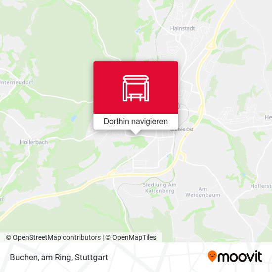 Buchen, am Ring Karte