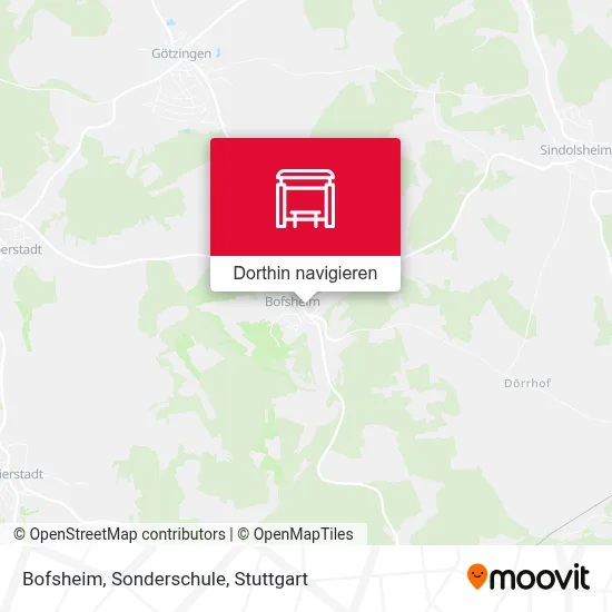 Bofsheim, Sonderschule Karte
