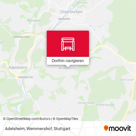 Adelsheim, Wemmershof Karte