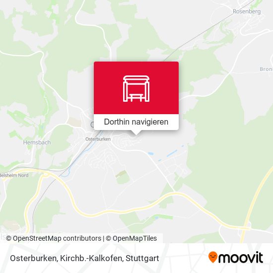 Osterburken, Kirchb.-Kalkofen Karte