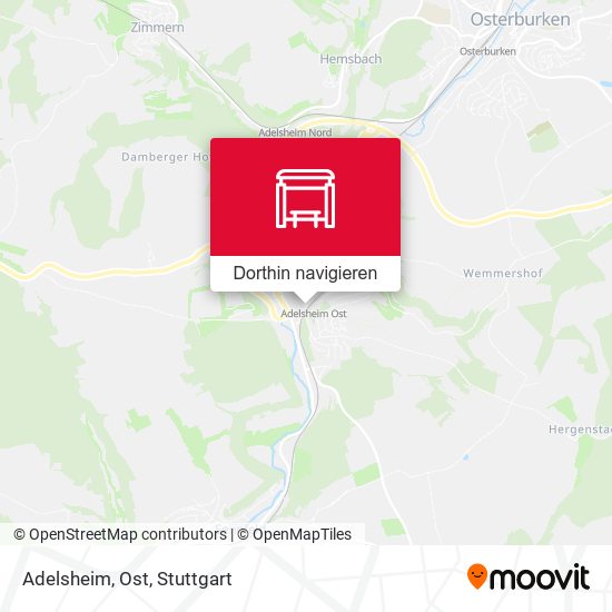 Adelsheim, Ost Karte