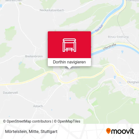 Mörtelstein, Mitte Karte