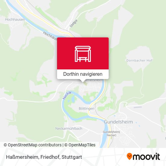 Haßmersheim, Friedhof Karte