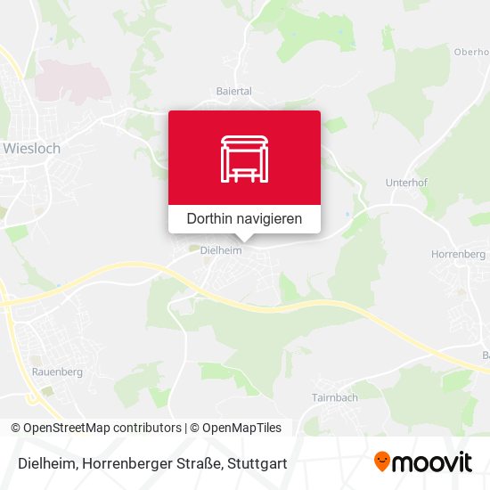 Dielheim, Horrenberger Straße Karte