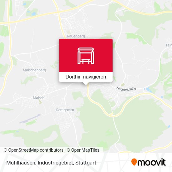 Mühlhausen, Industriegebiet Karte