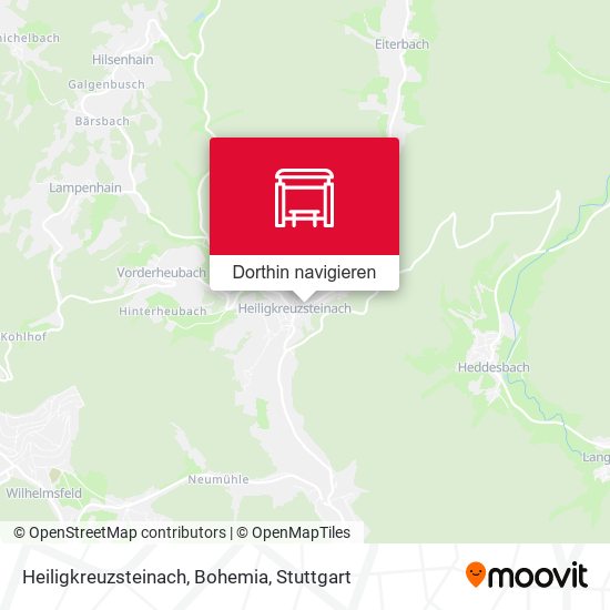 Heiligkreuzsteinach, Bohemia Karte