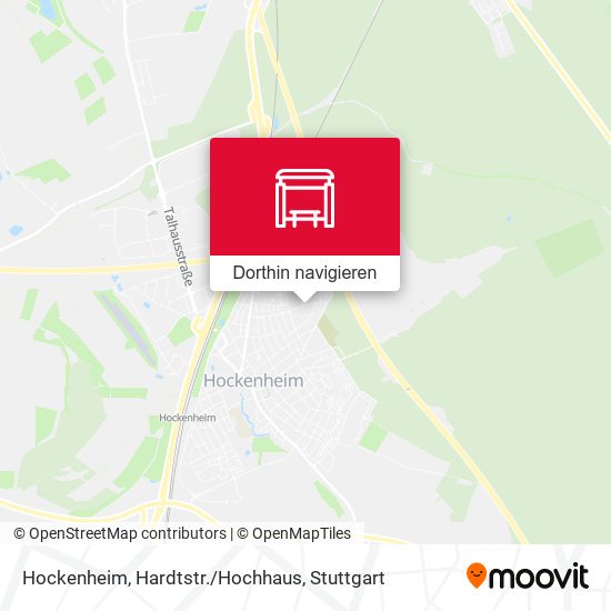 Hockenheim, Hardtstr./Hochhaus Karte