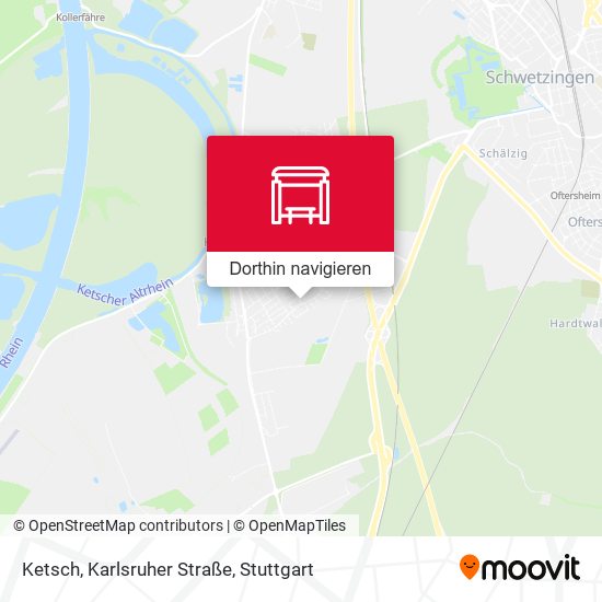 Ketsch, Karlsruher Straße Karte