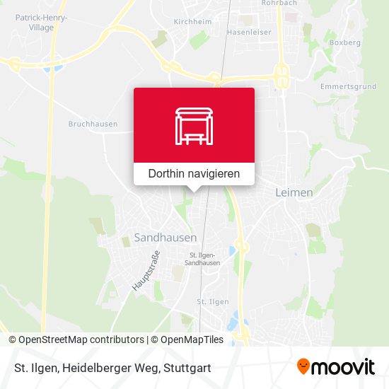 St. Ilgen, Heidelberger Weg Karte