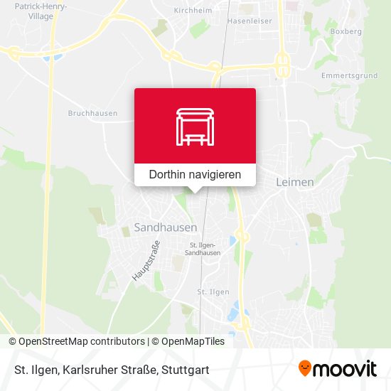 St. Ilgen, Karlsruher Straße Karte