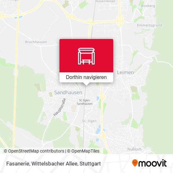 Fasanerie, Wittelsbacher Allee Karte