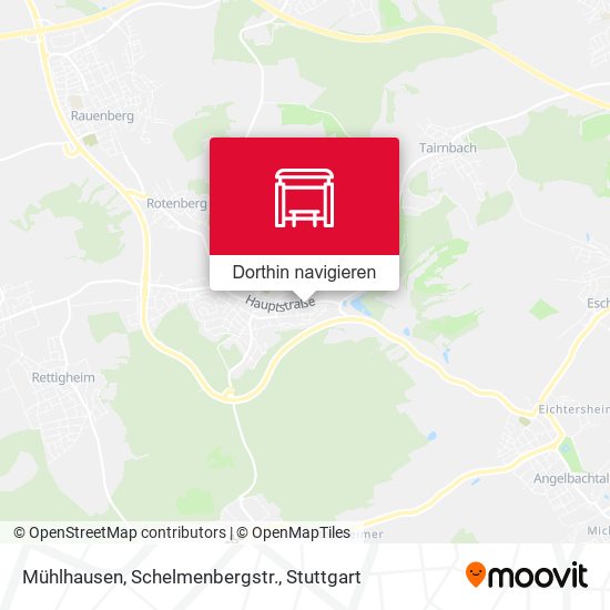 Mühlhausen, Schelmenbergstr. Karte